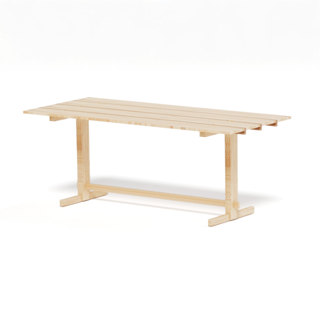 Mesa de jantar Trestle