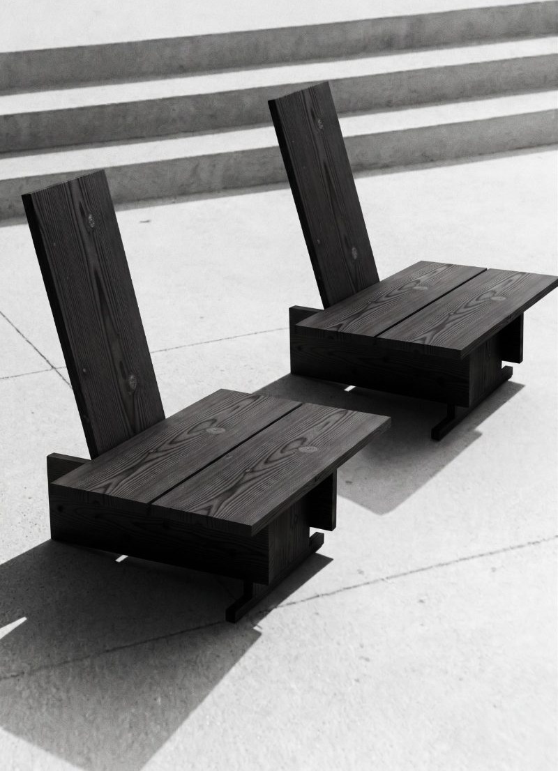 Braza outdoor ebanizada